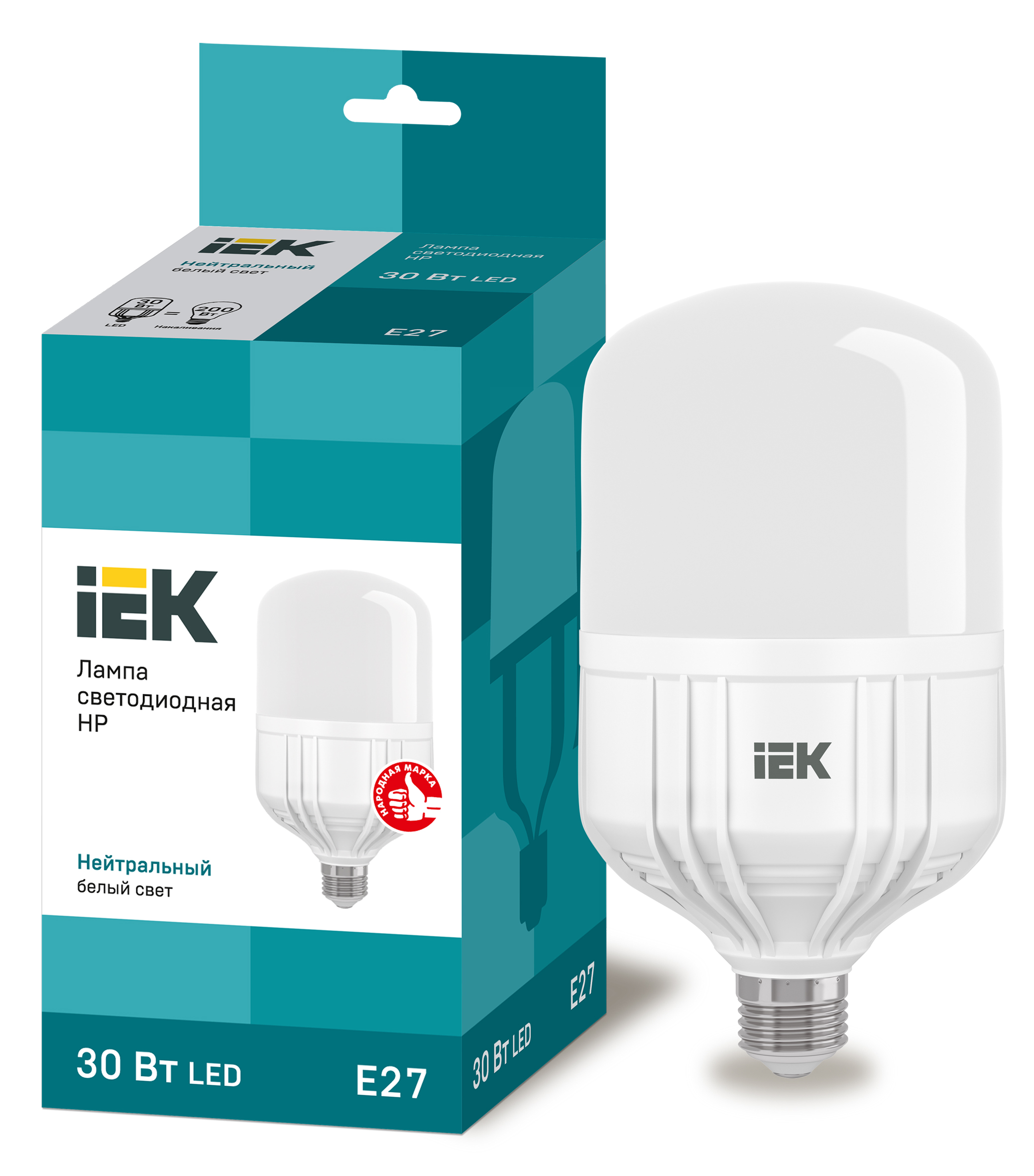 30W HP LED - T100-FR-30W-230V-E27-4000K "IEK" (1/10)