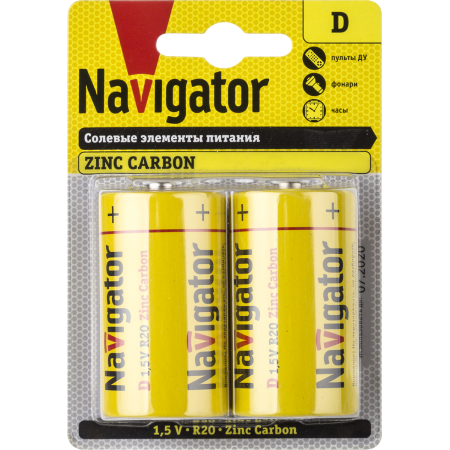  D - R20 ZincCarbon 1,5V BP-2 "Navigator"