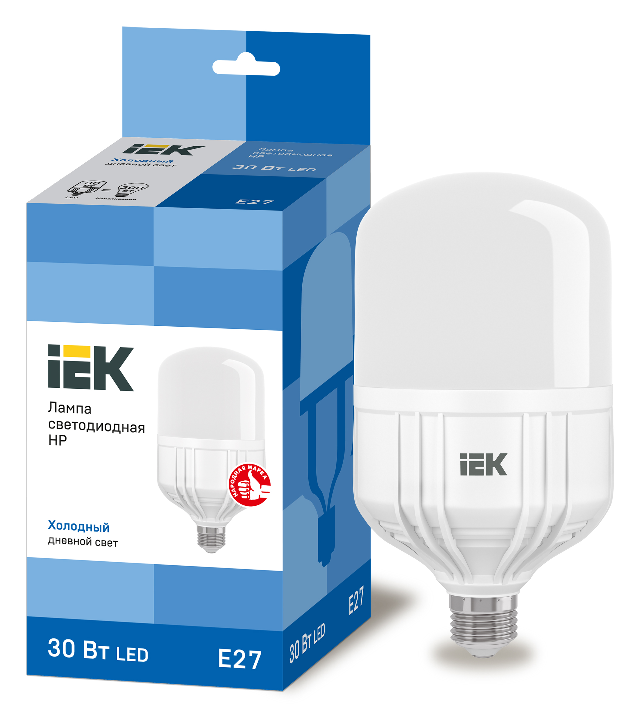 30W HP LED - T100-FR-30W-230V-E27-6500K "IEK" (1/10)