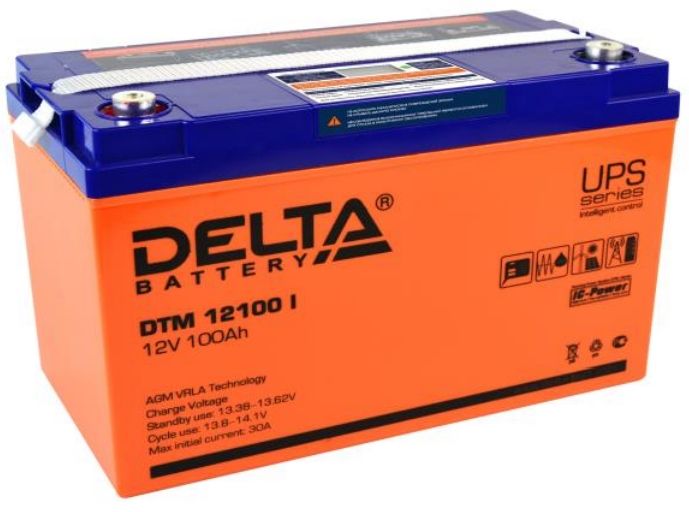  AGM - DTM12100 I 12 100 330171220 31.5 "Delta Battery"
