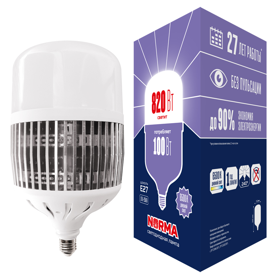 100W LED-M80-100W/4000K/E27-40 /FR/NR UNIEL 