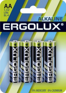  AA - LR6  Alkaline 1.2 V BP-4 "Ergolux"