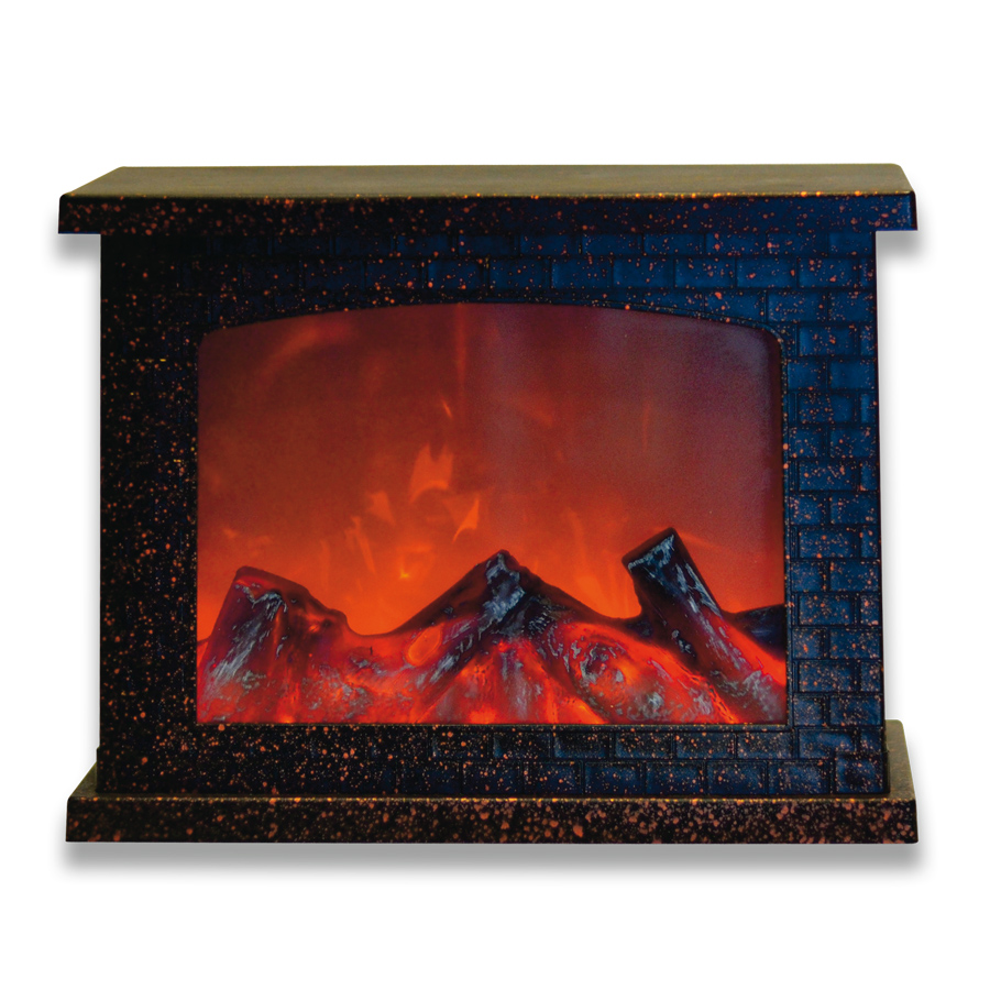 ULD-L2821-005/DNB/RED BROWN FIREPLACE  LED  , ( /)5   