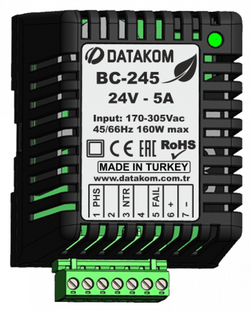   Datakom BC-245  (24 5,  DIN- ) 