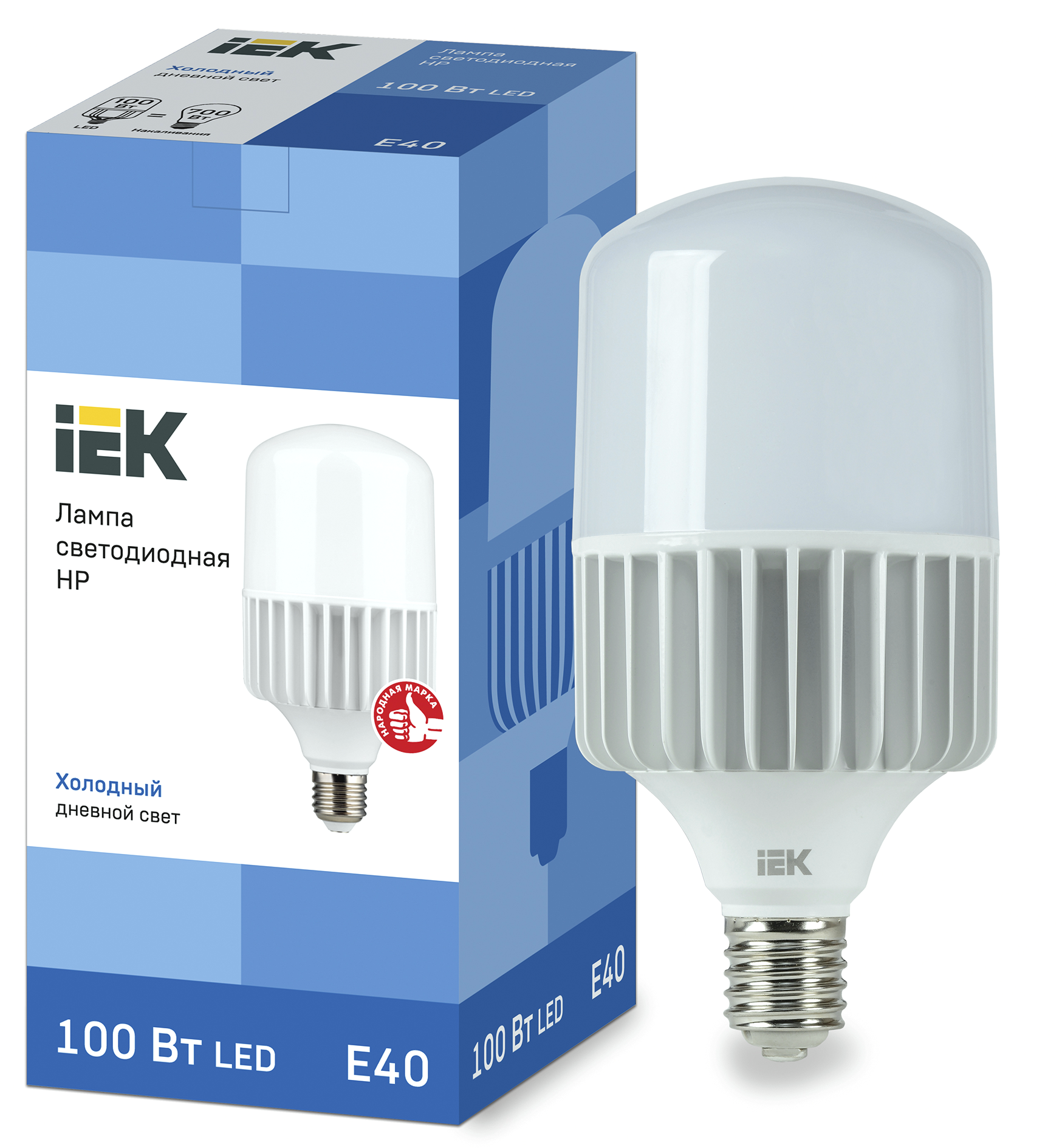 100W HP LED - 135-FR-100W-230V-E40-6500K "IEK" (1/8)