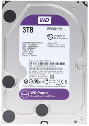 WD30PURZ 3 Ƹ  WD Purple 3,5" IntelliPower 64MB (SATA-III) DV