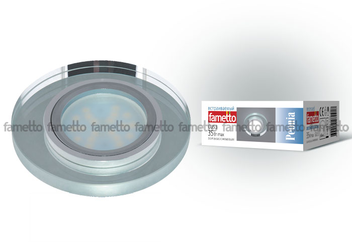 DLS-P106 GU5.3 CHROME/SILVER     "Fametto",  "Peonia".